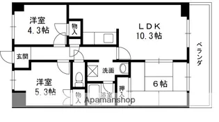 野田マンション【3階】の間取り