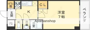 守口駅前敷島ビル【7階】の間取り