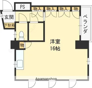 サンロイヤル西宮【3階】の間取り
