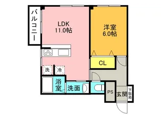 GRACE TACHIBANA【2階】の間取り