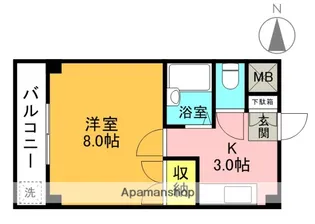 大阪府高槻市南松原町【マンション】の間取り