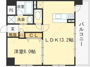 サンフレンズ新森【5階】の間取り