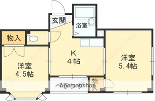 イーストマンション【202号室】の間取り