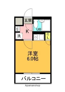 メゾンコーハツ【108号室】の間取り