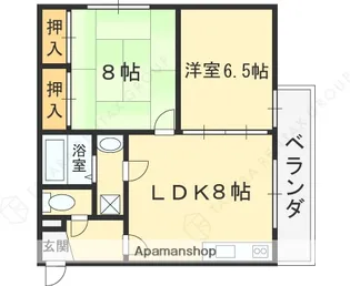 メゾンコトブキ新森【301号室】の間取り