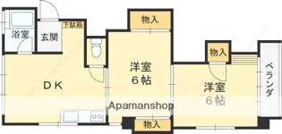 新光マンション【402号室】の間取り