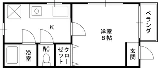 段上ハウス【101号室】の間取り