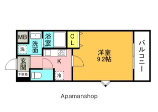 大阪府枚方市大垣内町2丁目【マンション】の間取り