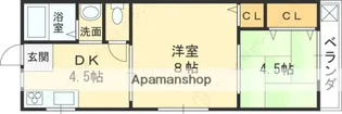 ハイツなごみ【2階】の間取り