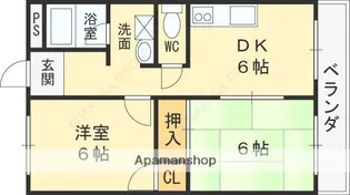 エクセル守口【402号室】の間取り