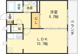 アムール準【2階】の間取り