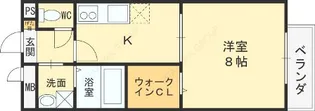 アムール ロータス【1階】の間取り
