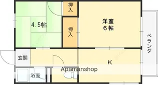 メゾンフェリスⅠ【2階】の間取り
