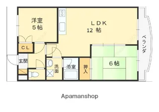 大阪府高槻市塚脇4丁目【マンション】の間取り
