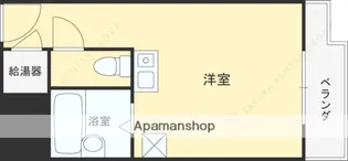朝日プラザ新大阪【10階】の間取り