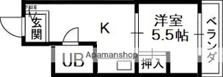 1Kの間取り画像