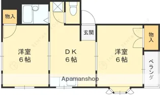 コーポラス門真【4階】の間取り