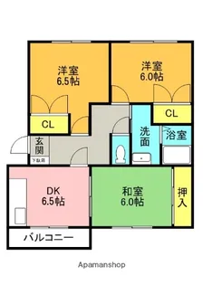 メイコータウンⅠ【3階】の間取り