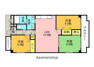メゾンプレセア【1階】の間取り