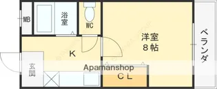 片岡マンション【3階】の間取り