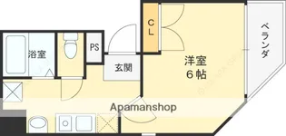 駅前敷島第二ビル【6階】の間取り