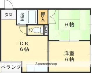 フォルム太子橋【5階】の間取り