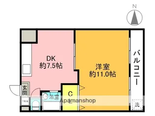 櫻井ビル【3階】の間取り
