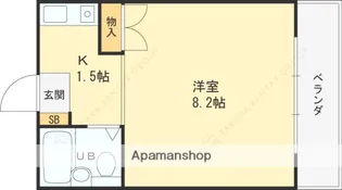 第一モギハイツ【3階】の間取り