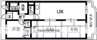 ウエストコート【1階】の間取り