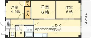 ウィルコート【3階】の間取り