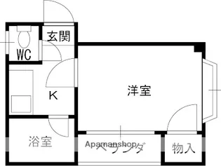 シャルマン大宮【3階】の間取り