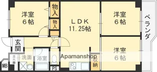 守口ハイライフA棟【7階】の間取り