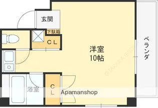 リバティービル守口【401号室】の間取り