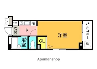 ソラーレ中宮【1階】の間取り