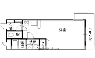 大阪府高槻市富田町5丁目【マンション】の間取り