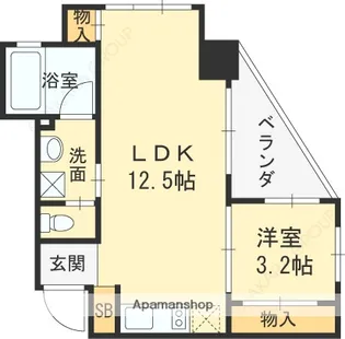 大阪府枚方市新町1丁目【マンション】の間取り