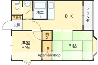 野村マンション【202号室】の間取り