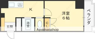 BELONG千林【601号室】の間取り