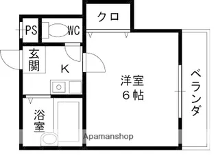 藤マンションⅡ【401号室】の間取り
