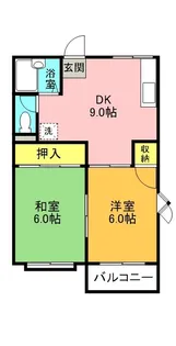 マスコット・コーポ【12号室】の間取り