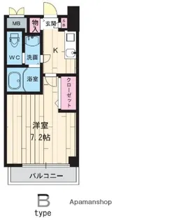 リアライズ門真本町【610号室】の間取り