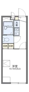 レオパレストウシヨウマエ【202号室】の間取り