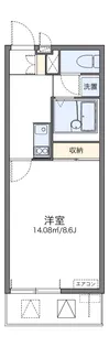 レオネクスト東郷通Ⅱ【2階】の間取り