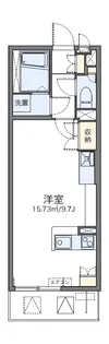 レオネクストアカツキウエスト【2階】の間取り