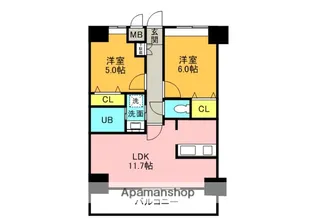 M’プラザ香里六番館【7階】の間取り