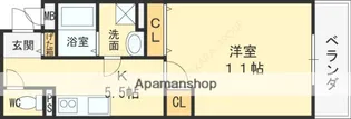 クリエオーレ八雲西町【1階】の間取り