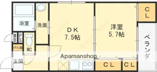 フジパレス守口Ⅱ番館【1階】の間取り