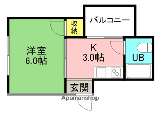 ベーネ大池【3階】の間取り