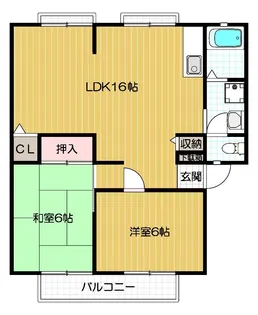 ハイツ野村 N【201号室号室】の間取り