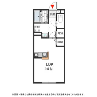 新森グリーンハイツ【103号室号室】の間取り